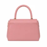 Marvona Leather Top Handle Handbag – Blush Pink - Image 2