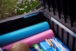 Keter Westwood 150-Gallon Resin Outdoor Storage Box | Weather-Resistant Deck Bin for Patio Cushions, Garden Tools & Pool Accessories – Dark Grey - Image 7