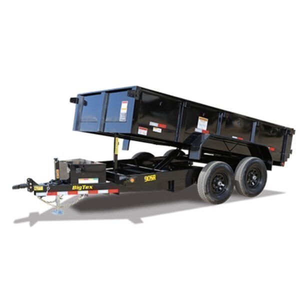 90SR_1-600x600-1.jpg Big Tex Tandem Axle Single Ram Dump Trailer 90SR - Image 1